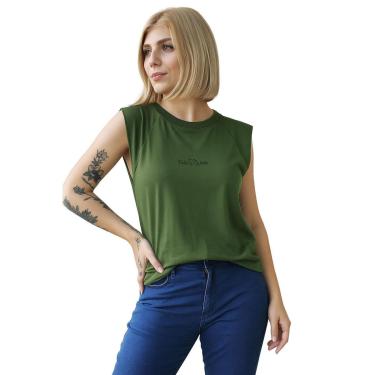 Imagem de T-Shirt Feminina Sem Cava Polo Wear Verde Medio-Feminino