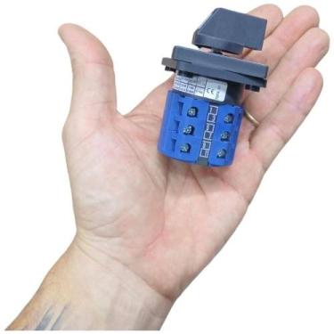 Imagem de Chave Rotativa Manual de 20a com 3 Posições 1.0.2 Trifásica Transferên