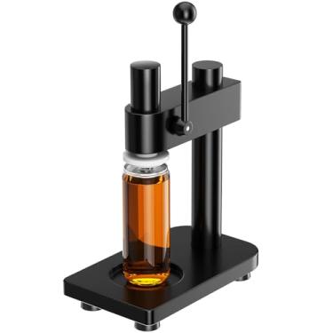 Imagem de Máquina seladora manual de latas para garrafas e latas de alumínio – Ferramenta de tampa de pote de cerveja doméstica e comercial de altura ajustável para cerveja, suco, café, refrigerante, bebidas