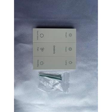 Imagem de Suporte de parede remoto para exaustor Orabriz com aquecedor, branco, com ferragens de montagem