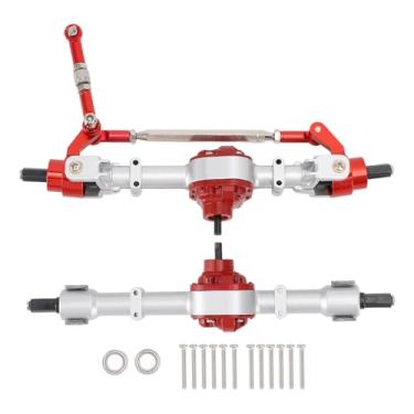 Imagem de RiToEasysports Eixo, Conjunto de Eixo Dianteiro e Traseiro de Metal RC para Carro D90 D91 D96 D99S MN90 MN96 MN99 MN99S FJ45 1/12 RC (SILVER)