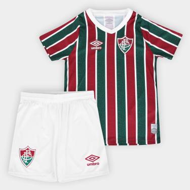 Imagem de Kit Fluminense Infantil I 24/25 s/n° Torcedor Umbro-Unissex