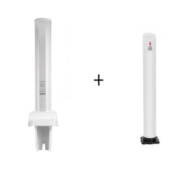 Imagem de Kit Suporte De Copos + Lixo De Copos Descartáveis 180/200 Ml - JSN