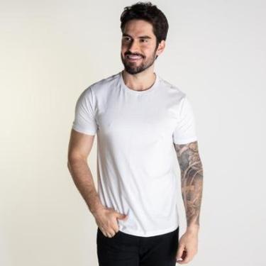 Imagem de Camiseta Acostamento Escrita Lateral Branca-Masculino