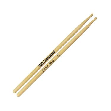 Imagem de Par De Baquetas Liverpool Classic Séries Ll 5am Ponta De Madeira - Ac1837