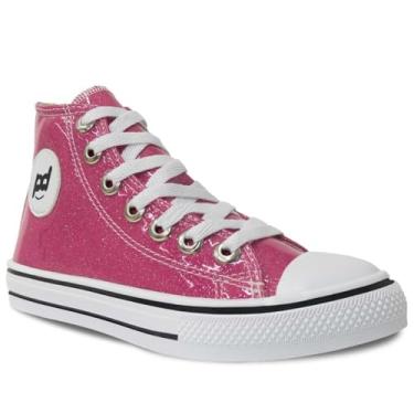 Imagem de Tênis Infantil Menina 28ao35 Cano Alto Fashion 11.138j (Pink, BR, Criança de 4 a 8 anos, Numérico, 28)