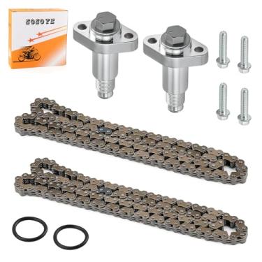 Imagem de Tensor de sincronização de alumínio dianteiro traseiro + corrente de came para Can-Am Outlander Renegade Commander Maverick 330 400 450 500 570 650 800 850 1000 HD5/8/9/10 para Ski-Doo Expedition