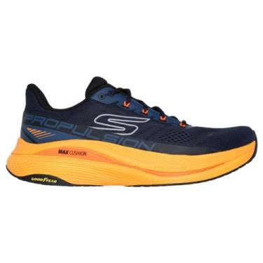 Imagem de Tênis Skechers Max Cushioning Propulsion, Azul escuro, 43