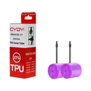 Imagem de Câmara De Ar TPU Para Bicicleta De Estrada 650C 27g 650x23C-32C Válvul