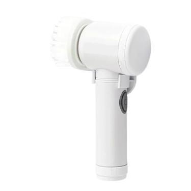 Imagem de Kit escova Eletrica de Limpeza 5 em 1 Sem Fio Limpador Multiuso Pratico Para Cozinha Banheiro prático & REFIL de escova(3 em 1)