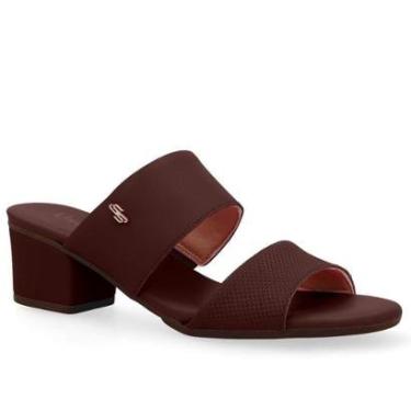 Imagem de TAMANCO USAFLEX SALTO BLOCO REF AE3201 FEMININO-Feminino