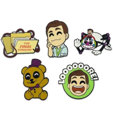 Imagem de Youtooz: Pinos esmaltados MatPat X FNAF [Conjunto colecionável Five Nights at Freddy's de 5 pinos]
