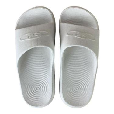 Imagem de Chinelo Slide Masculino Olympikus Sereno Cor:BrancoTamanho:39/40, Bran