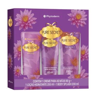 Imagem de Phytoderm Kit Pure Secret Body Splash 200 Ml + Loção Hidratante 200 Ml + Creme Para Mãos 60 G