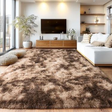 Imagem de Tapete fofo para sala de estar, tapete peludo para adolescentes, tapete felpudo para quarto de bebê, tapete felpudo rosa choque para dormitório, tapete felpudo 2,5 x 3,5 m