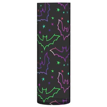 Imagem de CEBUGI Vaso de flor de morcego 10 cm x 30 cm Vaso cilíndrico para flores, vaso transparente inquebrável para decoração de casa de festa de casamento