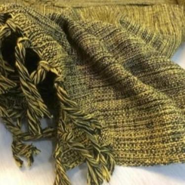 Imagem de Manta para Sofá Gigante Tipo Capa 100% Algodão – Artesanal com Nós nas Pontas Decorativa(Ouro Velho)