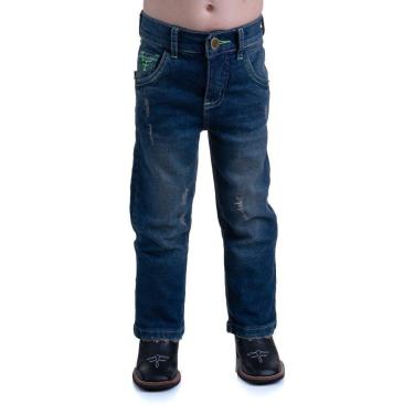 Imagem de CALÇA JEANS INFANTIL MASCULINA TEXAS FARM - HARD 100% - PDMMINI001 - VERDE NEON-Masculino