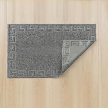 Imagem de Tapete Capacho Antiderrapante para Porta – Vinil Premium em PVC, Opções de 1 a 6 Unidades, 38x58cm(Cinza Escuro,3)