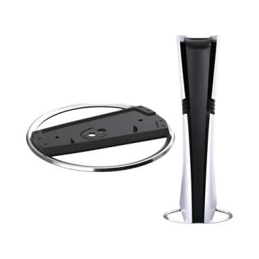 Imagem de Suporte Vertical Preto Para PS5 pro Com Base Antiderrapante Para Conso