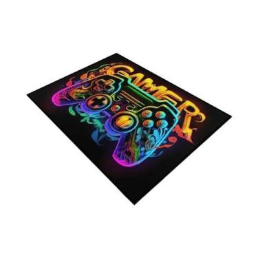 Imagem de Tapete De Jogo 3D Grande Para Meninos, Antiderrapante, Design De Contr