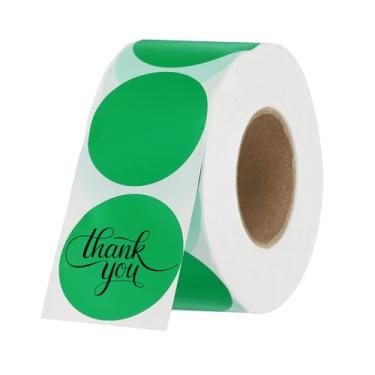 Imagem de PATIKIL 800 peças de etiquetas térmicas redondas, adesivos coloridos em círculo de 4 cm, etiquetas autoadesivas para impressão térmica, escritório, decoração de casa, diário, lista de tarefas, caderno