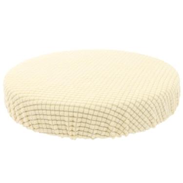 Imagem de TOYANDONA Capas para Banquetas Redondas, Altamente Elásticas, para Cadeiras de 28 a 35 Cm (11 a 14 Polegadas), Capas de Almofada Laváveis ​​e Elásticas para Assento de Cadeira, Ideais para