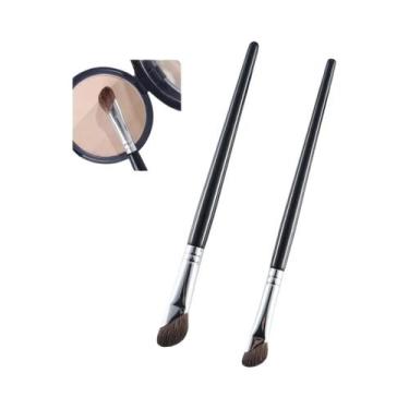 Imagem de Pincel De Sombra Nasal 3D Macio Para Mulheres, Pincel De Maquiagem Par