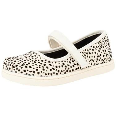 Imagem de TOMS Tênis feminino Tiny Mary Jane, Mini guepardo flocado de neblina, 9 Little Kid