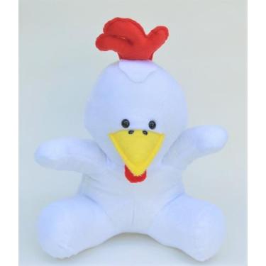 Imagem de Galinha de pelúcia animal de fazenda bichinho com 30 cm fazendinha - E