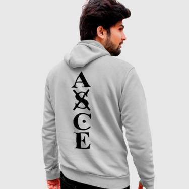 Imagem de Blusa Moletom Genuine Grit Masculina Estampada Algodão 30.1 Axce, Cinz