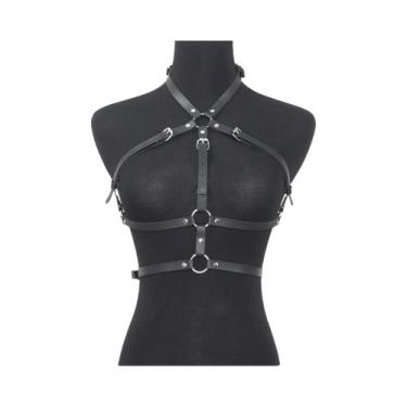 Imagem de Cinto De Moda Feminino Em Couro Com Suspensórios Góticos, Corset Linge