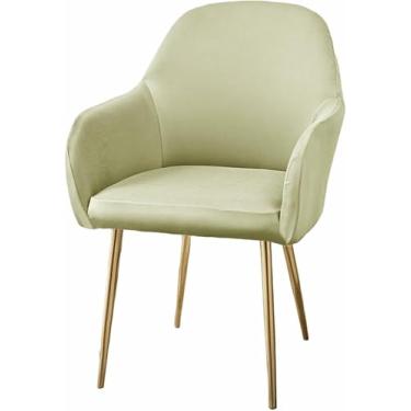 Imagem de Capa elástica para cadeira de jantar com encosto curvo e apoio de braço, ideal para sala de jantar, hotel, penteadeira ou escritório.