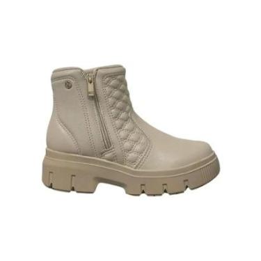 Imagem de Bota Feminina Cano Curto Kolosh C3370 Bege-Feminino