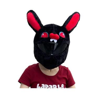 Imagem de Capa De Capacete De Motocicleta De Pelúcia Cartoon Para Proteção Em At