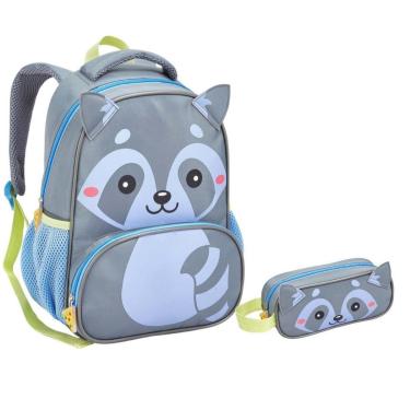 Imagem de Kit Mochila e Estojo Creche Infantil Zoop-Feminino