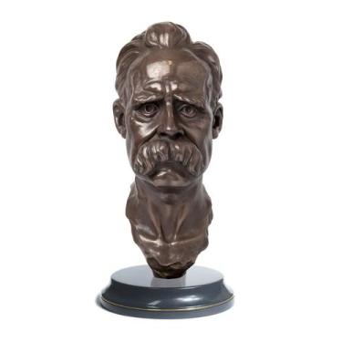 Imagem de Friedrich Nietzsche  Escultura  Busto  Filósofo Alemão  decoração, bus