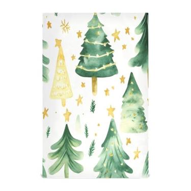 Imagem de xigua Conjunto de 1 panos de prato de cozinha de árvore de Natal, toalhas de cozinha macias e altamente absorventes de secagem rápida para limpeza de pratos e limpeza à mão, 71 x 45 cm