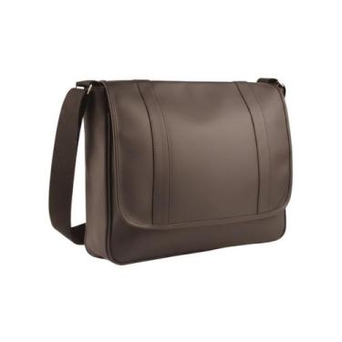 Imagem de Bolsa Pasta Carteiro Sintética Notebook Grande Transversal - Gash, Mar