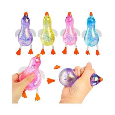 Imagem de Brinquedo Antiestresse Infantil Aurora Maltose Duck Pinch, Bola De Ape