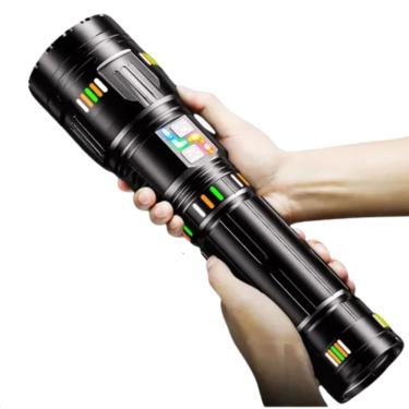 Imagem de Lanterna  Titanium Led Laser Canhão Luz Mais Potente