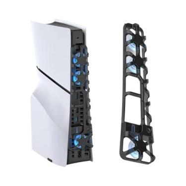 Imagem de Ventilador Silencioso PS5 Slim Com Velocidade Ajustável E Porta USB 3.