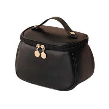 Imagem de Necessaire Organizador Cosmético Maquiagem Feminino Para Viagem Em Alto.(PRETO-774)