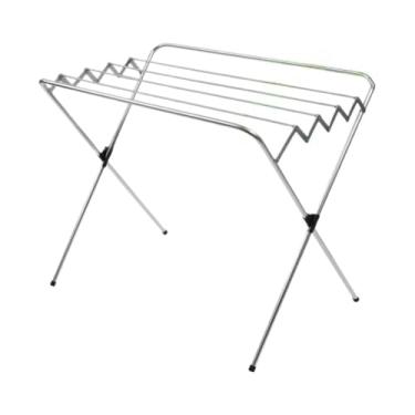 Imagem de Varal Sanfonado Chão Alumínio 110x58x110 Cm