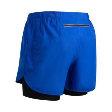 Imagem de Shorts Masculinos De Secagem Rápida 2 Em 1 Para Academia E Corrida, Te