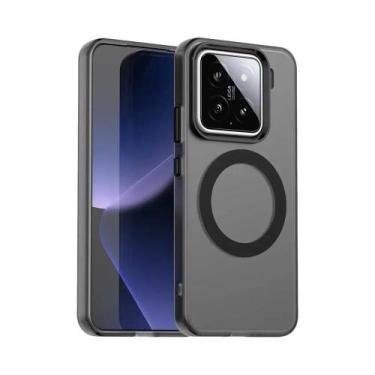 Imagem de Capa Transparente Fosca Cor Doce Para Xiaomi 15T pro 14T pro Com Carre