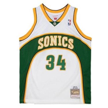 Imagem de Regata Mitchell & Ness Swingman Ray Allen Seattle Supersonics 2006-07 Jersey Masculino-Masculino