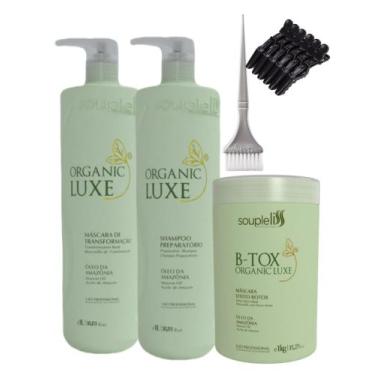 Imagem de Kit Organic Liss e B-tox Organic Soupleliss Professional - souple liss