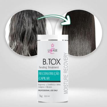 Imagem de Btox Capilar Redutor De Volume Alisamento Profissional 1000 Ml - Itali