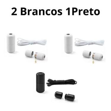 Imagem de Kit 3 Pares de Cadarços Elásticos - Tênis Adulto ou Infantil - Fecho d